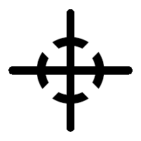 Center of gravity - 포장화물의 무게중심 위치 표시