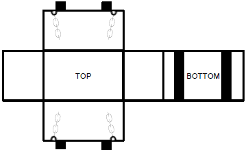 Sling here - Lifting용 슬링을 거는 위치 표시