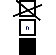 Stacking limited by umber - 포장화물의 겹침적재 수량 제한 표시