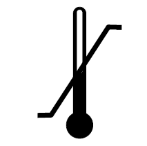 Temperature limits - 포장화물의 저장과 유통 시 온도 제한 표시