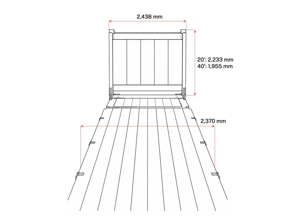 Flat Rack Container Floor