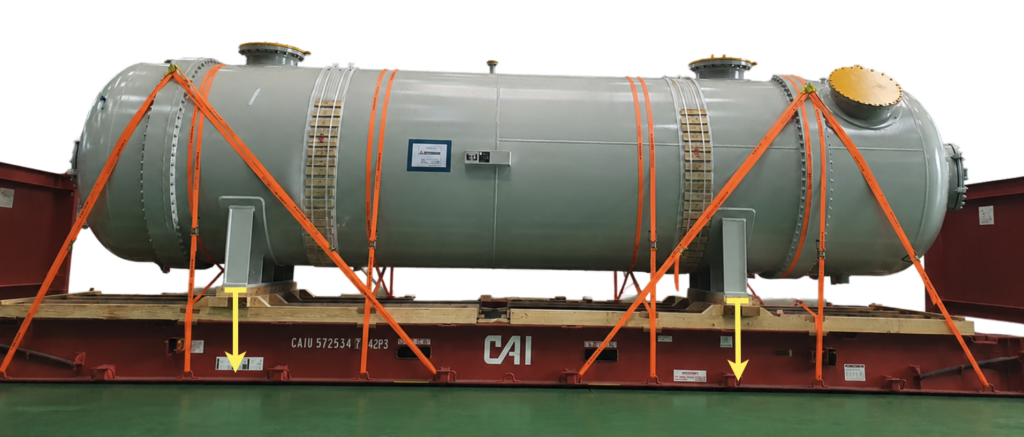 Point Loads on Flat Rack Container